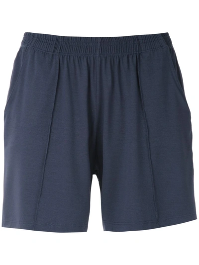 Lygia & Nanny Plain Mimus Radiosa Shorts In Blue