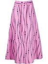 LA DOUBLEJ X MANTERO WRAP-AROUND SKIRT