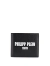 Philipp Plein Logo Credit Card Holder In Black
