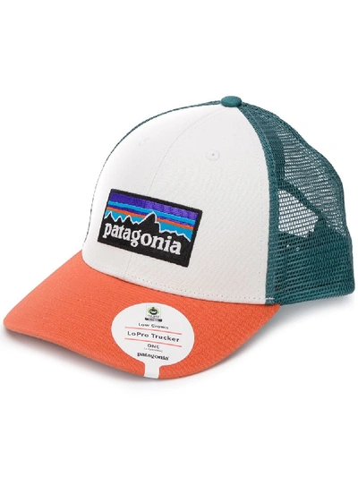 Patagonia P-6 Logo Lopro Trucker Hat - White