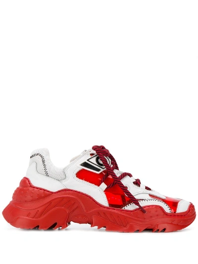 N°21 Nº21 Billy Pvc Sneakers - Red