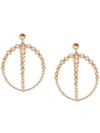 JACQUEMUS BEADED HOOP EARRINGS