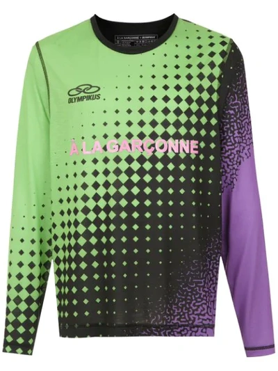 À La Garçonne X Olympikus Long Sleeved T In Multicolour