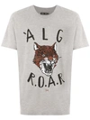 ÀLG ÀLG ROAR PRINT T-SHIRT - GREY