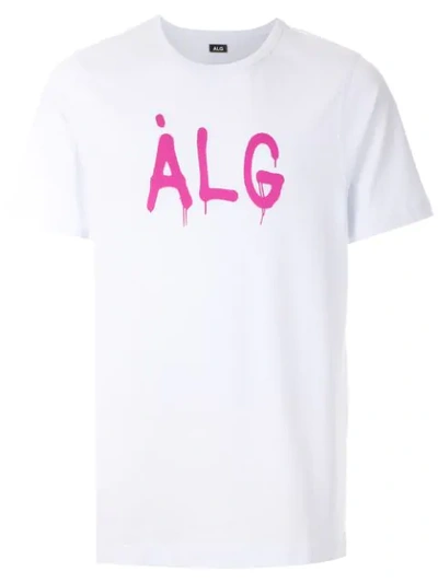 Àlg Painted Logo T-shirt In White