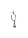 EMANUELE BICOCCHI EMANUELE BICOCCHI SKULL DROP EARRINGS - 银色