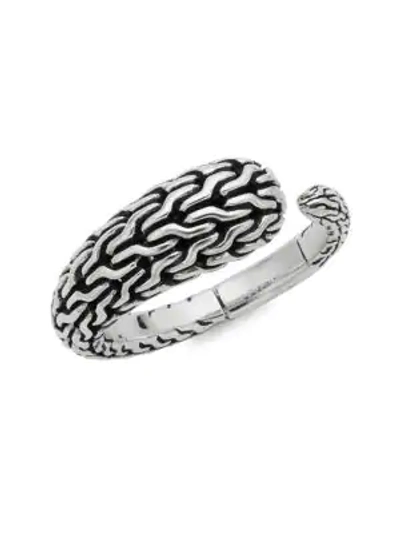 John Hardy Sterling Silver Classic Chain Ring In Grey