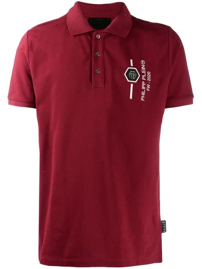 Philipp Plein Skull Print Polo Shirt - 红色 In Red