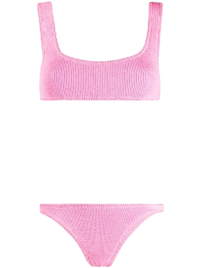 Reina Olga Ginny Scrunch Bikini - Pink In Pink