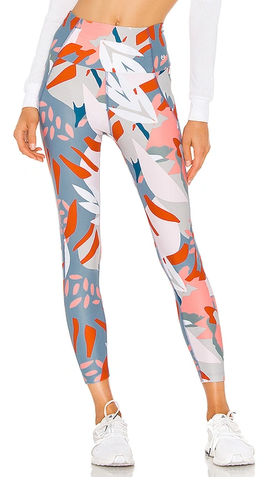 Maaji Dazeful High Rise Legging In Watercolor Aqua