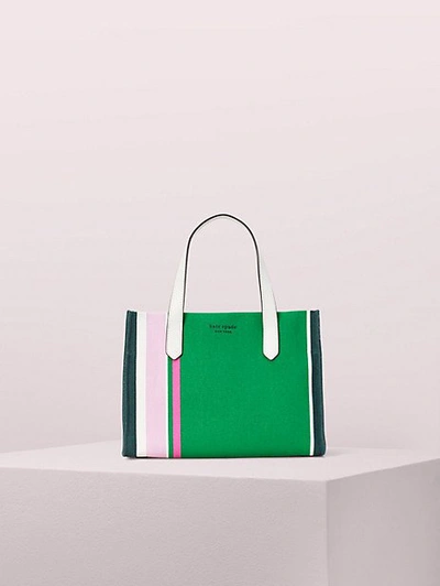 Kate Spade Kitt Stripe Medium Satchel In Conifer Multi ModeSens