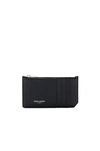 Saint Laurent Card Holder In Black
