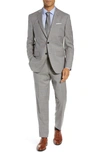 TED BAKER JAY TRIM FIT PLAID WOOL SUIT,TB35209 358