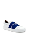 GIVENCHY GIVENCHY ELASTIC SNEAKERS IN BLUE,WHITE,GIVE-MZ166