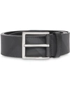 BURBERRY LONDON CHECK AND LEATHER BELT