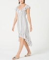 ALMOST FAMOUS JUNIORS' RUFFLED HIGH-LOW DRESS