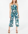 ALMOST FAMOUS JUNIORS' HALTER-TIE JUMPSUIT