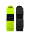 ITOUCH IFITNESS ACTIVITY TRACKER WITH LIME GREEN STRAP AND BONUS BLACK STRAP