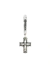 EMANUELE BICOCCHI EMANUELE BICOCCHI CROSS DROP EARRINGS - 银色