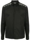 HAIDER ACKERMANN HAIDER ACKERMANN FORMAL SHIRT WITH LACE INSERTS - 黑色