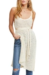 FREE PEOPLE BOTTOM OF THE SEA TUNIC,OB962003