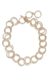 ALEXIS BITTAR HAMMERED COIL COLLAR NECKLACE,AB92N017