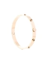 TORY BURCH LOGO STUD HINGE BRACELET