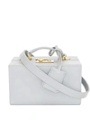 Natasha Zinko Rectangle Box Clutch Bag - Grey In Grey