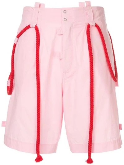 Craig Green Drawstring Bermuda Shorts In Pink