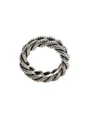 Ugo Cacciatori Rope Ring - Silver In Silver