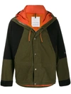 READYMADE HOODED PANELLED COAT