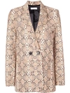 ANINE BING SNAKESKIN EFFECT BLAZER