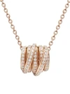 DE GRISOGONO Allegra 18K Pink Gold & Diamond Necklace
