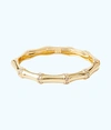 Lilly Pulitzer Bamboo Bracelet In Gold Metallic