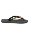 GIUSEPPE ZANOTTI Metallic Chain Flip Flops