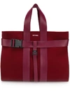 Sunnei Buckled Strap Tote Bag - Rot In Red