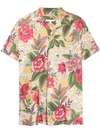 ENGINEERED GARMENTS FLORAL PRINT SHORT-SLEEVE SHIRT