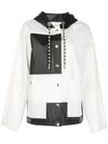 PROENZA SCHOULER PSWL COLOUR-BLOCK SHORT RAINCOAT