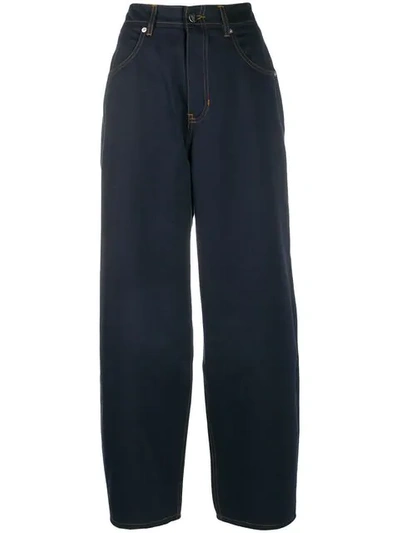 Société Anonyme Wide-leg Jeans In Blue