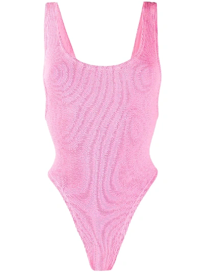 Reina Olga Ginny Scrunch Swimsuit - Pink In Pink
