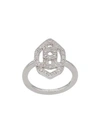 V JEWELLERY 'INTERLOCK' RING