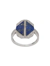 V JEWELLERY LAPIS RING