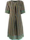 ETRO ETRO GEOMETRIC SHIFT DRESS - YELLOW