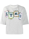 ETRO ETRO LOGO PRINT T-SHIRT - GREY