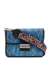 ETRO ETRO PAISLEY PRINT CROSSBODY BAG - BLUE