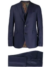 ETRO ETRO THREE-PIECE SUIT - BLUE