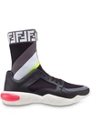 FENDI technical fabric sock sneakers