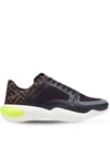 FENDI FENDI FF WAVY SOLE SNEAKERS - 黑色