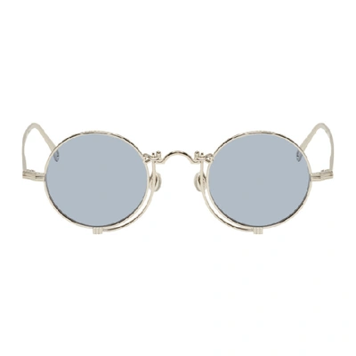 Matsuda Silver 10601h Sunglasses In Pw Pallad