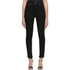 Re/done Black Originals Stretch High-rise Ankle Crop Jeans